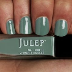 Julep Debbie: eucalyptus green crème nail polish Nail Polish Collection, Manicure At Home, Unique Nails, Orange Cream, Nail Color, Green Nails, Perfect Nails, Beauty Nails, Color Combos