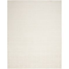 a white area rug on a white background