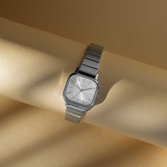 breda-esther-1735c-silver-metal-bracelet-watch-lifestyle-01 Metal Watch, Gift Guide For Him, Stainless Steel Cleaning, Square Watch, Stainless Steel Band, Watch Movement, Steel Bracelet, Michael Kors Watch, Silver Watch