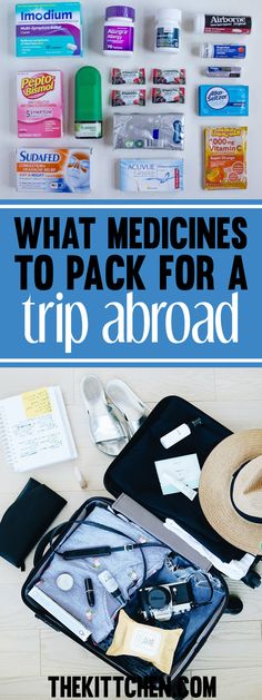 what medicines to pack for a trip around the world