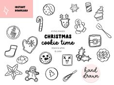 the christmas cookie time coloring book is available for all ages and abilitiess to print