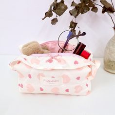 🌸 **Charming Handmade Makeup Bag** 🌸 Elevate your accessory game with this stylish floral makeup bag, designed to protect your essentials from dust and bumps. Crafted from high-quality 100% cotton on both the inside and outside, with a cozy layer of padding in between, it's as functional as it is beautiful. The secure zippered design keeps your laptop safe, making it perfect for travel! ✈︎  Gift-Ready**   This makeup bag is a thoughtful gift for yourself or your loved ones--ideal for occasions Quilted Cosmetic Bag, Handmade Makeup Bag, Floral Makeup, Handmade Makeup, Honey Shop, Pouch Makeup, Toiletries Organization, Mini Pouches, Travel Toiletries