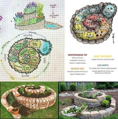 an image of a garden design in the process of being made into a flower bed