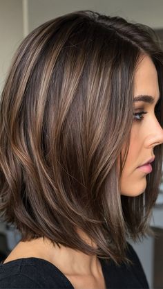 Hair Affair, Balayage Brunette, Short Hair Color, Brown Hair With Highlights, Summer Hair Color