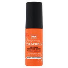 ASDA Brightening Vitamin C Radiance Boosting Serum - ASDA Groceries Kate Moss Lipstick, Trending Skincare, Affordable Beauty Products, Mini Facial, Hydrating Cleanser, Lipstick Collection, Powder Highlighter