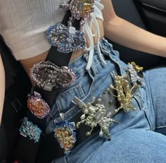 Funky Jewelry, Cute Cars, 2000s Fashion, Sea Creatures, Look Cool, Cute Jewelry, A Car, Fashion Inspo Outfits