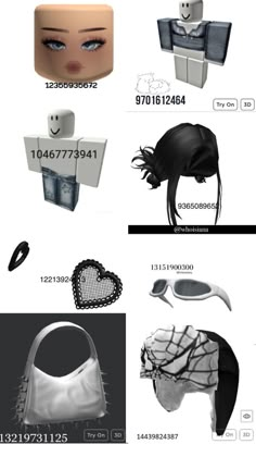 an image of different types of hats and accessories