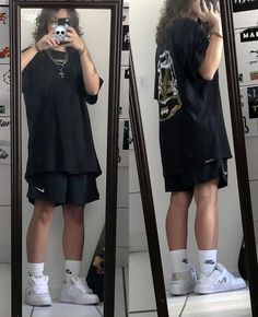 Fashion Tomboy, Baggy Fashion, Baggy Outfit Ideas, Masc Outfits, Baggy Clothes, Tomboy Outfits, Tomboy Style Outfits, Swaggy Outfits, Tomboy Fashion