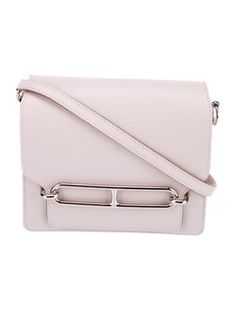 Hermès Crossbody BagMauve Pale Evercolor LeatherPalladium-Plated HardwareFlat Handles & Single Shoulder StrapSingle Exterior PocketChevre Goatskin & Dual Interior PocketsFlap Closure at FrontIncludes Box & Dust BagUnfortunately, due to restrictions, this item may not be eligible for shipping in all areas. Cross Body Handbags, Women Handbags, Handles, Exterior, Handbags