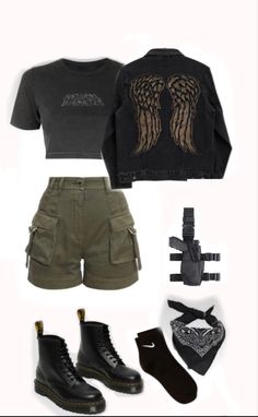 Twd Outfit Ideas, Cute Dresses For Party, 2000s Clothes, Trendy Outfits For Teens, Aesthetic Shirts, Really Cute Outfits, Teenage Fashion Outfits, Edgy Outfits