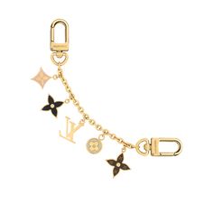 LOUIS VUITTON® - Spring Street Chain Bag Charm - Brown Louis Vuitton Bag Charm, Designer Gold Bag With Logo Charm, Designer Gold Bags With Logo Charm, Gold Bags With Logo Charm, Lv Bag Charm, Louis Vuitton Pochette, Louis Vuitton Official, Bum Bag, Chain Bag