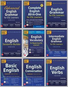 the complete set of english language books for begin to advanced students, includes 6 cds