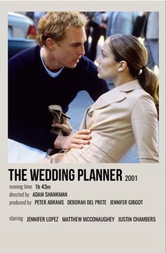 the wedding planner movie poster with brad falker and amanda depporard