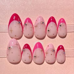 Sanrio Nails Art, Sanrio Fake Nails, Hello Kitty Nails Press On, My Melody Press On Nails, Sanrio Press On Nails, Business Nails, Korean Nail Art, Hello Nails, Punk Nails