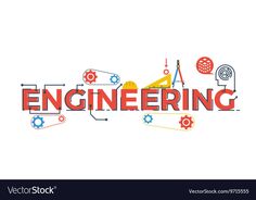 the word engineering surrounded by gears and gear