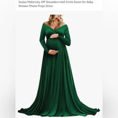 I Ordered This Gorgeous Long Sleeved Green Maternity Dress From Amazon, But Ended Up Going With Another Dress For Pictures. New Without Tags And In Excellent Condition. Size Medium. Long Sleeve Green Maxi Dress For Maternity, Green Long Sleeve Maxi Dress For Maternity, Green V-neck Maternity Dress, Spring Green Maternity Dress For Party, Green Long Sleeve Maternity Dress, Green Maxi Dress For Maternity, Green Maxi Maternity Dress, Fitted Amazon Maxi Dress, Amazon Fitted Maxi Dress