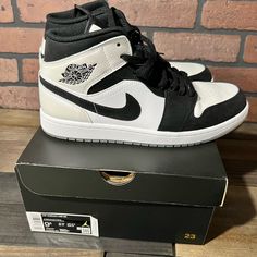 Box Included Great Condition Air Jordan 1 Mid Air Jordan 1 Mid Se, Air Jordan 1 Mid, Jordan 1 Mid, Jordans For Men, Air Jordan 1, Jordan Shoes, Jordan 1, Air Jordan, Black Silver