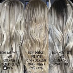 Blonde Toner Shades Redken, Blonde Toner Shades Eq, Redken Blonde Toner Formula, Biolage Highlights Blonde, Shades Eq Toner Formulas Blonde, Shades Eq Blonde Toner Formulas, Blonde Shades Eq Formula, Toner Haircolor, Blonde Hair Formulas