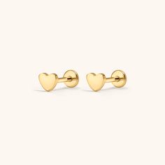 A shiny little reminder that love is all around. Introducing the Nap Earrings Collection - our signature push pin flat backs designed for 24/7 poke-free wear! Made from medical grade titanium to be safe for sensitive skin. And, for the first time, we made them in 20g (aka the same thickness as traditional earrings), so they’re perfect for lobe piercings! The push pin earring posts are easy to insert and remove from your ear, and the flat back makes them super comfortable to wear. One earring, in Nap Earrings, Christmas Lists, Lobe Piercings, Cartilage Piercings, Cartilage Earrings Stud, Flat Back Earrings, Titanium Earrings, 18k Gold Earrings, Geometric Studs