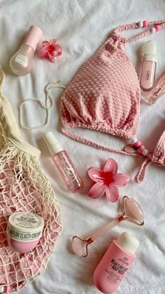 Summer Bikinis Coquette, Pink Lifestyle, Pink Girly Things, Pink Vibes, Everything Pink, Essential Bag, Pink Summer, Pink Princess, Just Girl Things