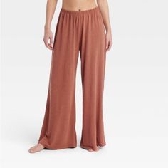 Women's Slub Knit Pants - Stars Above Brown Going Home Outfit For Mom, Wfh Wardrobe, Relaxed Linen Pants, Mom Fits, Outfit References, Drip Drop, Boho Clothes, Tanks Tops, Going Home Outfit