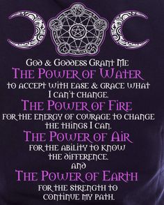 an image of the power of earth in purple and black with white lettering on it