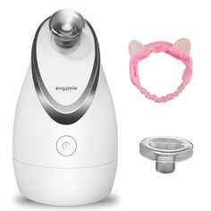 PRICES MAY VARY. 【Adjustable Nozzle】Kingsmile Facial Steamer is portable with adjustable nozzle can be adjusted up or down to control the direction of the steam,no need to stand or hover over the steamer, you can sit comfortably and enjoy slowly. Face steamer heats up very quickly, the built-in ozone ion device, makes a thick and huge of steam for facial deep cleaning.A simple on or off button to start your home SPA. 【Optimized Aromatherapy Design】Face steamer comes with a removable nozzle cap a Korean Drawing, Face Steaming, Face Steamer, Facial Steaming, Facial Steamer, Chamomile Essential Oil, Drawing Style, Facial Spa, Unclog Pores