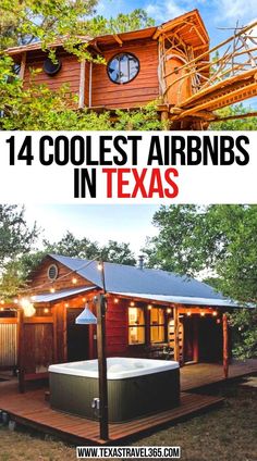 14 Coolest Airbnbs in Texas Texas Honeymoon, Romantic Airbnb, Texas Airbnb, Coolest Airbnb, Treehouse Vacations, Texas Weekend Getaways, Cabins In Texas, Texas Getaways, Unique Airbnb