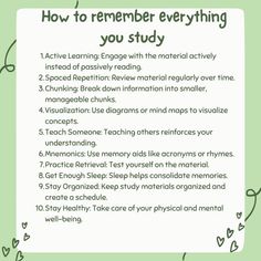 Memory Study Tips, Study And Note Taking Tips, How To Memorize Everything, Taking Notes From A Book, Best Study Methods Note Taking, How To Remember Everything You Study, Different Study Techniques, Study Tips College Note Taking, How To Take Good Notes In College