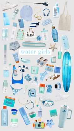 Hoț Girl Summer Must Haves, Summer Items Products, Summer Stuff To Buy, Hoț Girl Summer List, Summer Things To Buy, Beach Essentials For Women