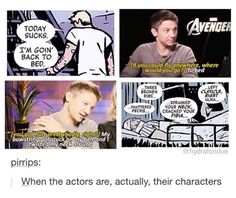 the avengers memes are being used to describe their characters