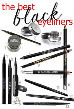 The Best Eyeliner, Best Black Eyeliner, Khol Eyeliner, Best Eyeliner, Black Eyeliner, Eyeliner Tutorial, Best Black, Gel Eyeliner