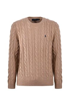 Polo Ralph Lauren warm cotton cable knit sweater Camel. Ribbed crewneck. Long sleeve. Ribbed cuffs and hem. Contrasting embroidered front logo. Size in photo M 100% cottonComposition: 100% Cotton Cotton Cable Knit Sweater, Camel Sweaters, Golden Goose Shoes, Italian Outfits, Knitwear Men, Ralph Lauren Sweater, Equestrian Style, Brown Sweater, Cable Knit Sweater