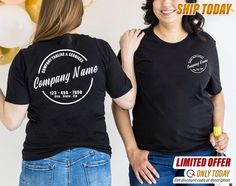 Company Shirts Ideas, Business Logo T Shirts Ideas Design, Business Logo On Shirts, Business Tshirt Ideas, Company Name Tshirt, Company Shirts Ideas Design, Company Tee Shirt Ideas, Company Logo Tshirt Designs, Business Tee Shirt Logo Ideas