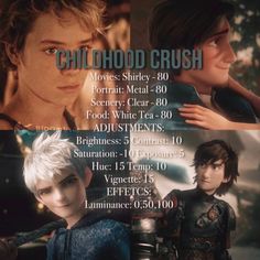 the movie poster for childhood crush