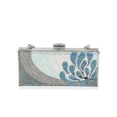 Judith Leiber Blue & Silver Crystal Minaudiere 0.5lb Judith Leiber Judith Leiber Bags, Judith Leiber, Silver Crystal, Blue And Silver, Limited Time, Color Blue, Bag Lady, Shoulder Bag, Crystals