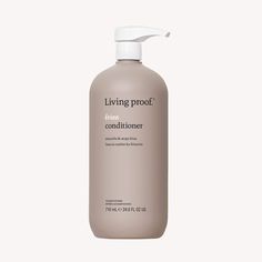 This nourishing conditioner eliminates frizz, blocks humidity, and adds shine for smoother, healthier-looking hair. | No Frizz Conditioner Jumbo Size Living Proof Shampoo, Anti Frizz Shampoo, Hair Challenge, Hair Concerns, Frizz Free Hair, Hair Cleanse, Nourishing Shampoo, Living Proof, Frizz Control