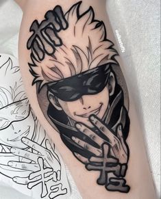 Kakashi Tattoo, Flesh Art, Tato Naruto, Square Tattoo, Dragon Ball Tattoo, One Piece Tattoos, Geek Tattoo