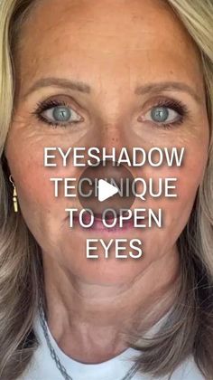 Kimberly Weimer on Instagram: "Just a few placement tips can change the look of your eyes. 

As we age and our eyes naturally appear smaller due to saggy lids, finding ways to open up the eyes is helpful. 

And really, it’s just about adding less product and lighter colors. 

Colors used : 
Eyeliner by @revantcosmetics
Seint eyeshadow in Pomegranate (dark) and Waltz (transition) 
Flesh tone eyeliner Rimmel 005

#eyeliner #openeyes #over50makeup #matureskinmakeup #midlife #menopause #maturemakeuptips #agingwell #over50andfabulous #agegracefully #naturalbeauty #seintmakeupartist #teacher #simplebeauty #growingoldgracefully #simplemakeuptips #maturebeauty  #midlifewomen, #over50, #aginggracefully, #midlifecrisis, #emptynest, #selfcare, #healthyliving, #empowerment, #selflove." Eyeshadow Techniques