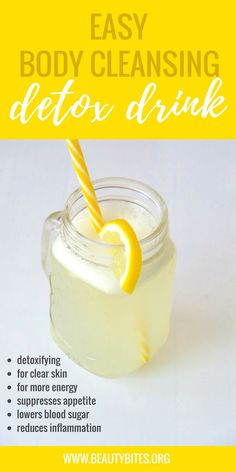 lemon ginger drink for clear skin