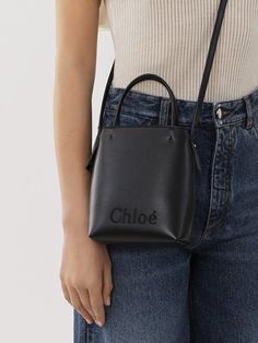 Chloé Chloé Sense Micro Tote Bag | Chloé US Chloe Marcie Bag Outfit, Chloe Morello, Chloe Bags Handbags, Chloe Logo, Micro Bag, Chloe Handbags, Elegant Bags, Bags Aesthetic, Fashion Wishlist