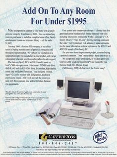 an advertisement for the apple computer with instructions on how to set up and use it