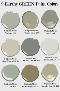 the different shades of paint that you can use in your home