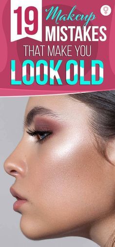 Makeup To Look Younger, Common Makeup Mistakes, Makeup 40, Beauty Mistakes, Makeup Over 40, How To Do Makeup, Makeup Mistakes, Makeup Tricks, Makeup Transformation