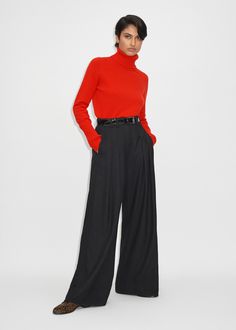 Womens Pants Design, Fashion Capsule Wardrobe, Black Wide Leg Trousers, Stylish Pants, Fashion Capsule, Pants Design, Capsule Wardrobe, Designing Women