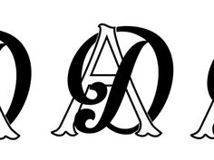 the letters q, o, and person are shown in black on a white background