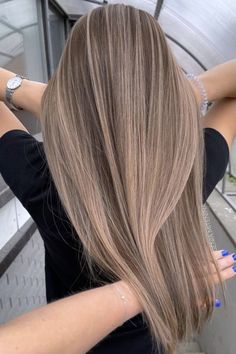 ash brown hair, dark blonde, bronde, light brown hair, balayage, blonde highlights, hair color ideas Blonde Light Brown Hair, Dark Ash Blonde Hair, Hair Blond