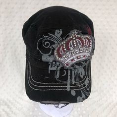 This Nwot Hat Is Ready For A Princess Or Queen To Crown Her Head! Adjustable And A Perfectly Distressed Look To Wear After A Long Rodeo Queen Day Or Out With Friends. Shop With Confidence From Top Rated, Fast Shipping Posh Ambassador! Smoke Free And Pet Friendly Home. 2000s Hats, Scene Hats, Fun Beanies, Bratz Core, Y2k Hats, Alt Accessories, Yellow Bucket Hat, Genderqueer Fashion, Plaid Bucket Hat