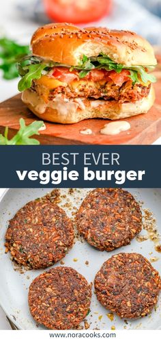 the best ever veggie burger recipe