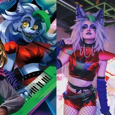 Croquis, Monty Cosplay, Fnaf Roxanne Wolf, Fnaf Makeup, Wolf Makeup